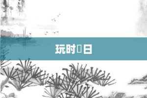 玩时愒日【玩时愒日的意思】- 成语大全