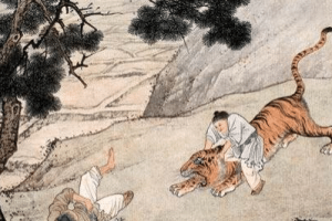 百善孝为先，二十四孝故事介绍之扼虎救父_民俗文化 菊江历史网