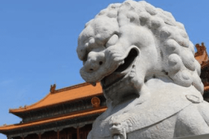 门口放石狮的习俗是怎么来的，有什么特殊含义呢_民俗文化 菊江历史网