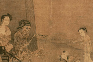 《骷髅幻戏图》描绘了什么画面，作者李嵩想表达什么_民俗文化 菊江历史网