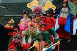 抬阁是谁发明的，抬阁的历史渊源是什么_民俗文化 菊江历史网