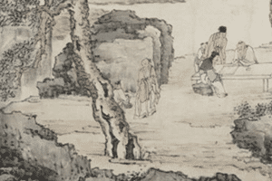 《商山四皓图》描绘的是一副什么场景_民俗文化 菊江历史网