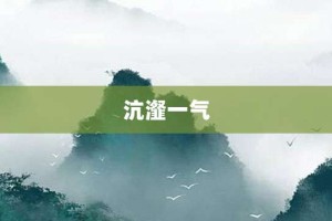 沆瀣一气【沆瀣一气的意思】- 成语大全