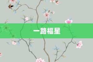 一路福星【一路福星的意思】- 成语大全