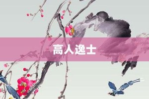 高人逸士【高人逸士的意思】- 成语大全