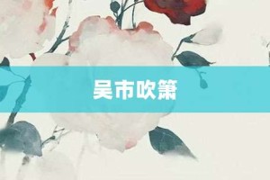 吴市吹箫【吴市吹箫的意思】- 成语大全