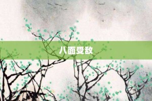 八面受敌【八面受敌的意思】- 成语大全