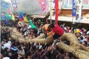 韩国拔河申遗的经过 韩国入选的非物质文化遗产_民间艺术 菊江历史网