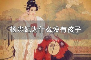 杨贵妃为什么不能生育孩子_唐朝历史 菊江历史网