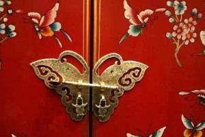 门上的风景：锁上的古风_民间艺术 菊江历史网