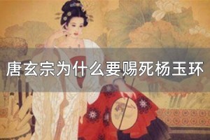 唐玄宗为什么要赐死杨玉环_唐朝历史 菊江历史网